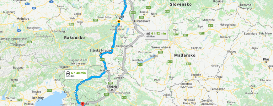 Cesta do Chorvatska: z Brna na Krk v půli června téměř bez problémů