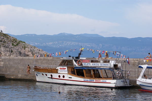 Výlety lodí, Crikvenica, Chorvatsko