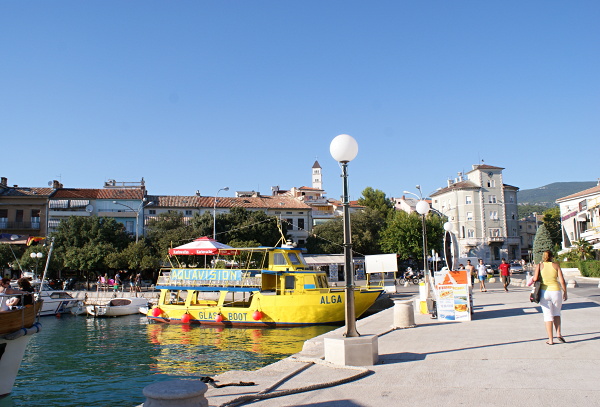 Výlety lodí, Crikvenica, Chorvatsko