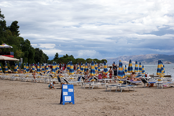 Městská pláž Crikvenica, Chorvatsko